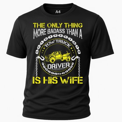 Wrecker Breakdown Recovery Badass Towing Tow Truck Driver Cooling Performance Crew T-Shirt