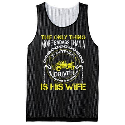 Wrecker Breakdown Recovery Badass Towing Tow Truck Driver Mesh Reversible Basketball Jersey Tank