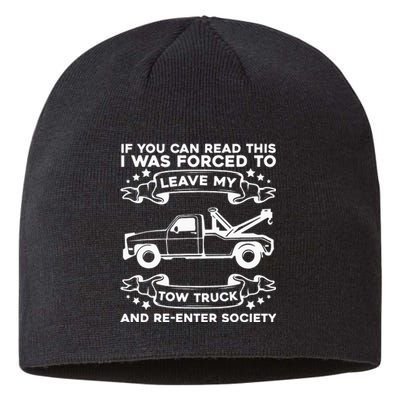 Wrecker Breakdown Recovery Towing Tow Truck Driver Sustainable Beanie