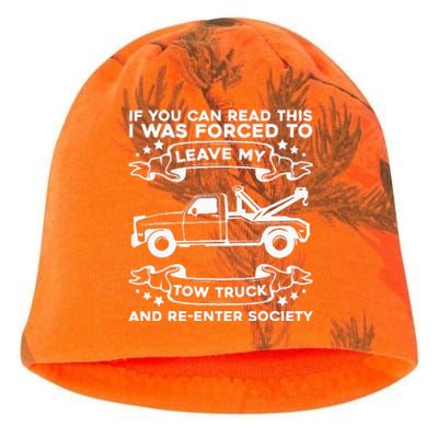 Wrecker Breakdown Recovery Towing Tow Truck Driver Kati - Camo Knit Beanie