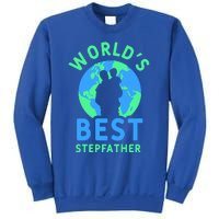 Worlds Best Stepfather Fathers Day Step Dad Stepdad Father Cool Gift Sweatshirt