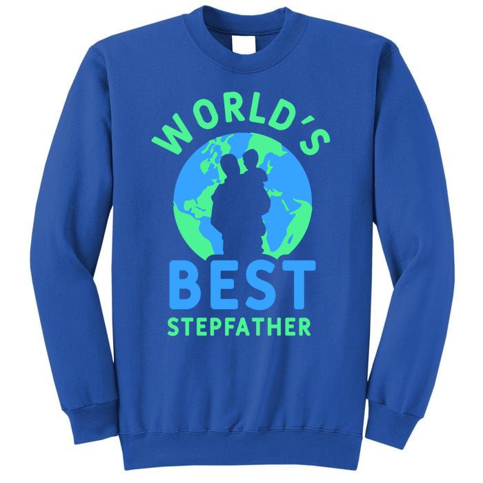 Worlds Best Stepfather Fathers Day Step Dad Stepdad Father Cool Gift Sweatshirt