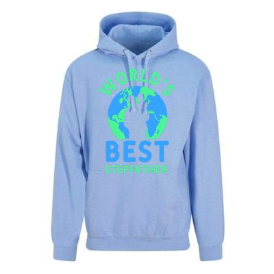 Worlds Best Stepfather Fathers Day Step Dad Stepdad Father Cool Gift Unisex Surf Hoodie