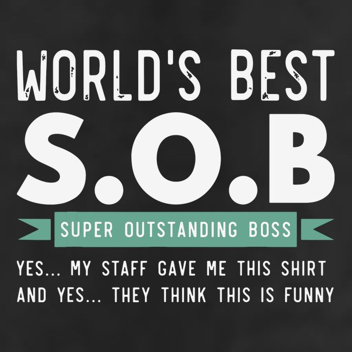 Worlds Best SOB Super Outstanding Boss Funny Colleague 11oz C Handle Ceramic Mug