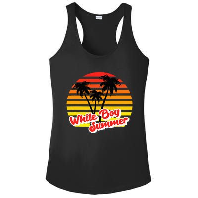 White Boy Summer Ladies PosiCharge Competitor Racerback Tank