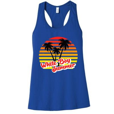 White Boy Summer Women's Racerback Tank