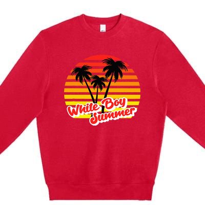 White Boy Summer Premium Crewneck Sweatshirt