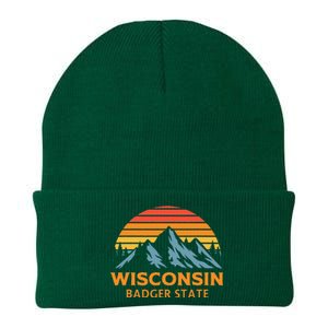 Wisconsin Badger State Knit Cap Winter Beanie