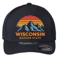 Wisconsin Badger State Flexfit Unipanel Trucker Cap