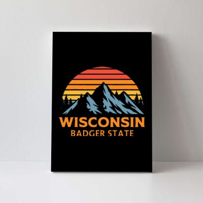 Wisconsin Badger State Canvas