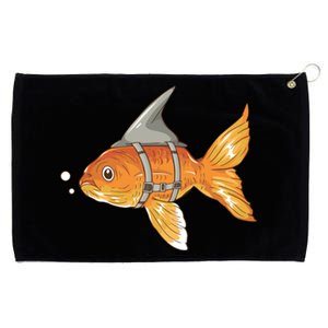 Wanna Be Shark Funny Fish Grommeted Golf Towel