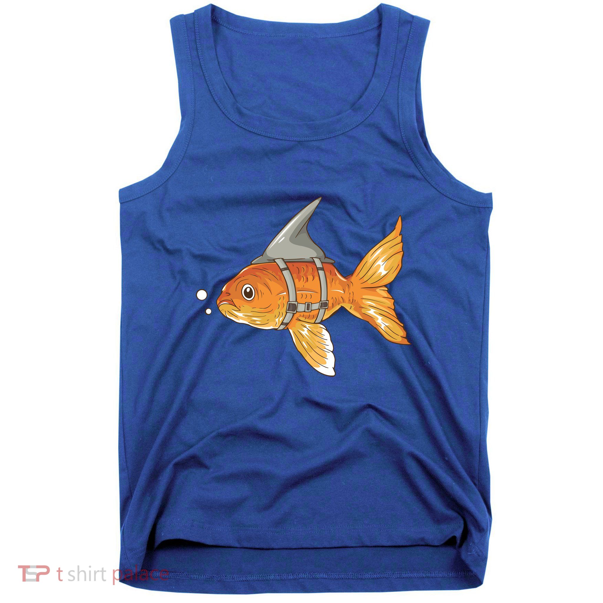 Wanna Be Shark Funny Fish Tank Top