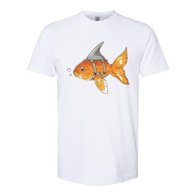 Wanna Be Shark Funny Fish Softstyle® CVC T-Shirt