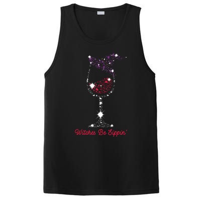 Witches Be Sippin Witch Squad Wine Glass Halloween Party PosiCharge Competitor Tank