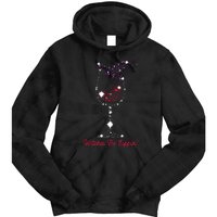 Witches Be Sippin Witch Squad Wine Glass Halloween Party Tie Dye Hoodie