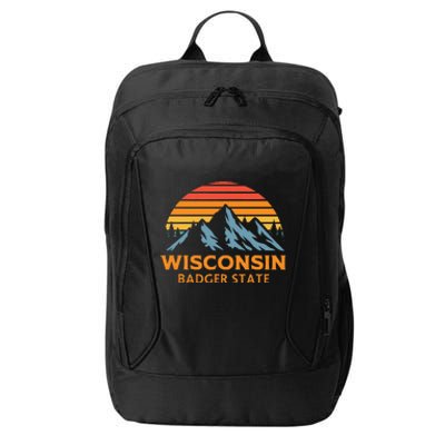 Wisconsin Badger State City Backpack