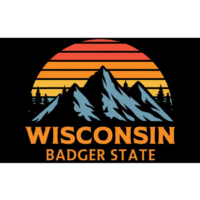 Wisconsin Badger State Bumper Sticker