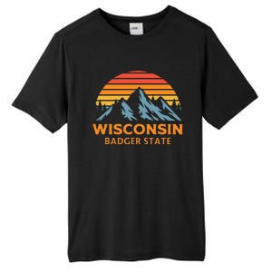 Wisconsin Badger State Tall Fusion ChromaSoft Performance T-Shirt