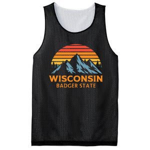 Wisconsin Badger State Mesh Reversible Basketball Jersey Tank