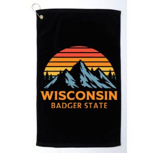 Wisconsin Badger State Platinum Collection Golf Towel