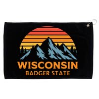 Wisconsin Badger State Grommeted Golf Towel