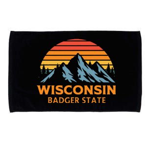 Wisconsin Badger State Microfiber Hand Towel