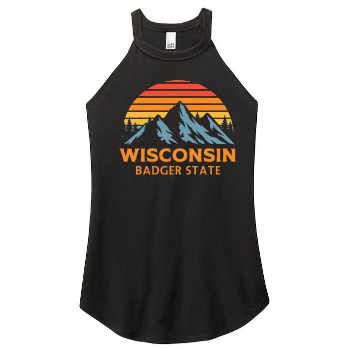 Wisconsin Badger State Women’s Perfect Tri Rocker Tank