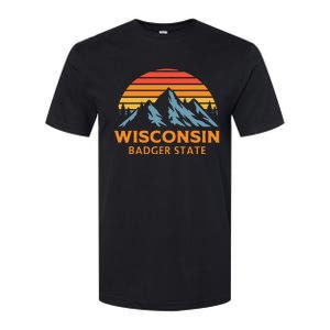 Wisconsin Badger State Softstyle CVC T-Shirt