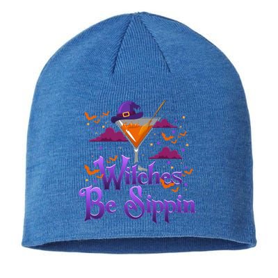 Witches Be Sippin Funny Xmas Gift Sustainable Beanie