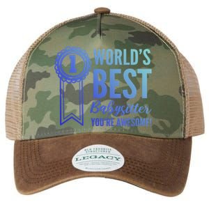 World's Best Sitter! Caregiver Gift Legacy Tie Dye Trucker Hat