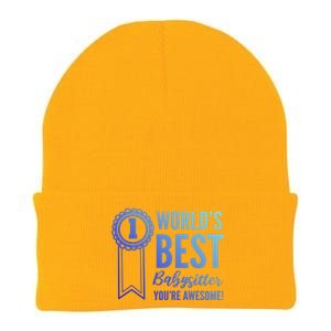 World's Best Sitter! Caregiver Gift Knit Cap Winter Beanie