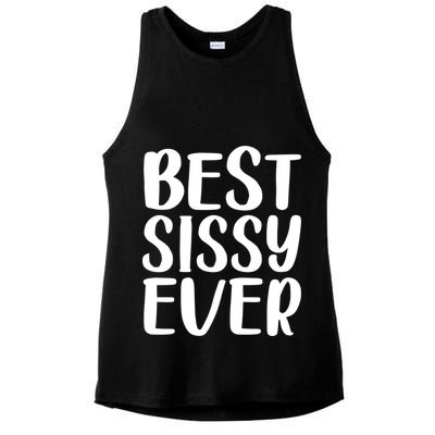 Wo Best Sissy Ever Colorful Gift Mother's Day Gift Ladies PosiCharge Tri-Blend Wicking Tank