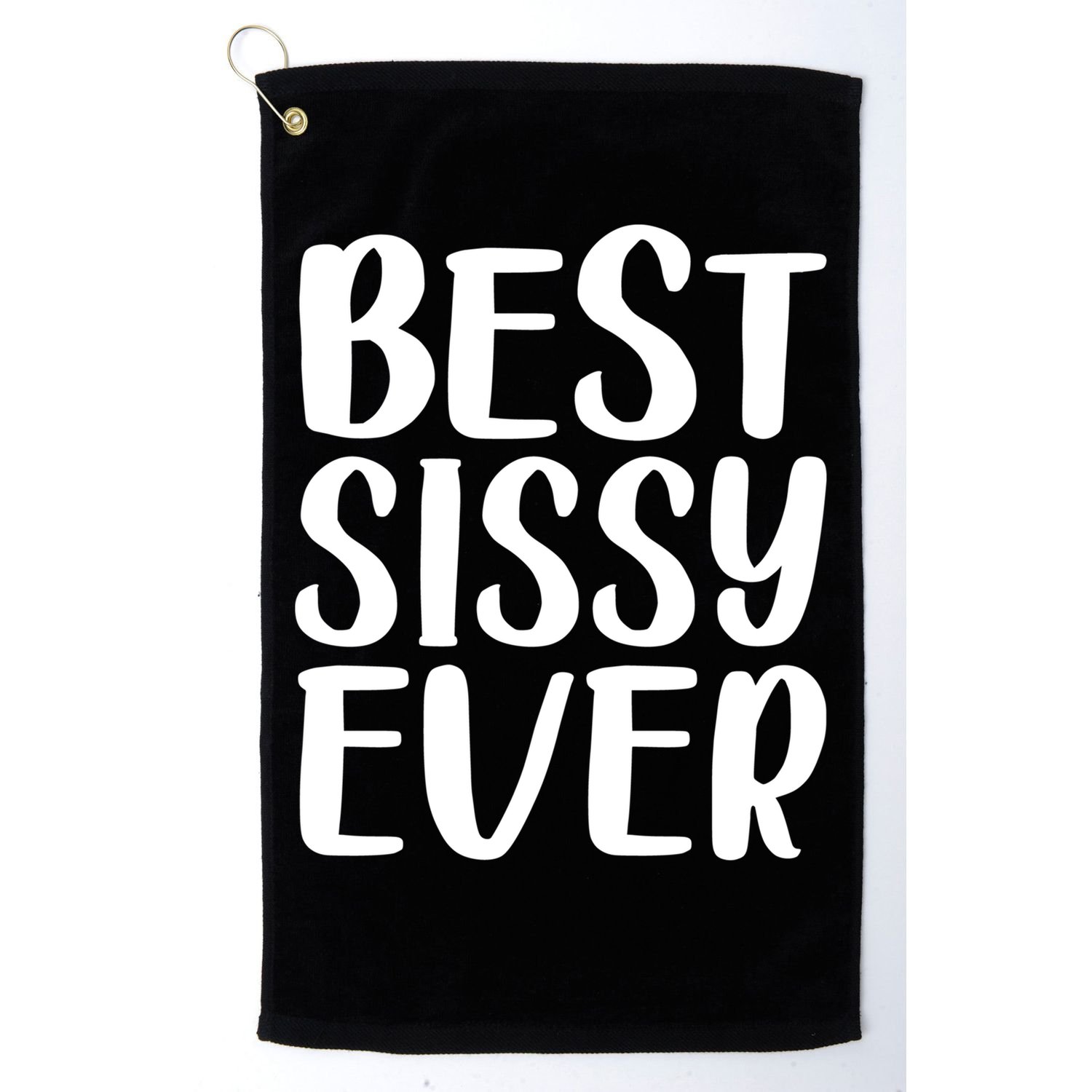 Wo Best Sissy Ever Colorful Gift Mother's Day Gift Golf Towel