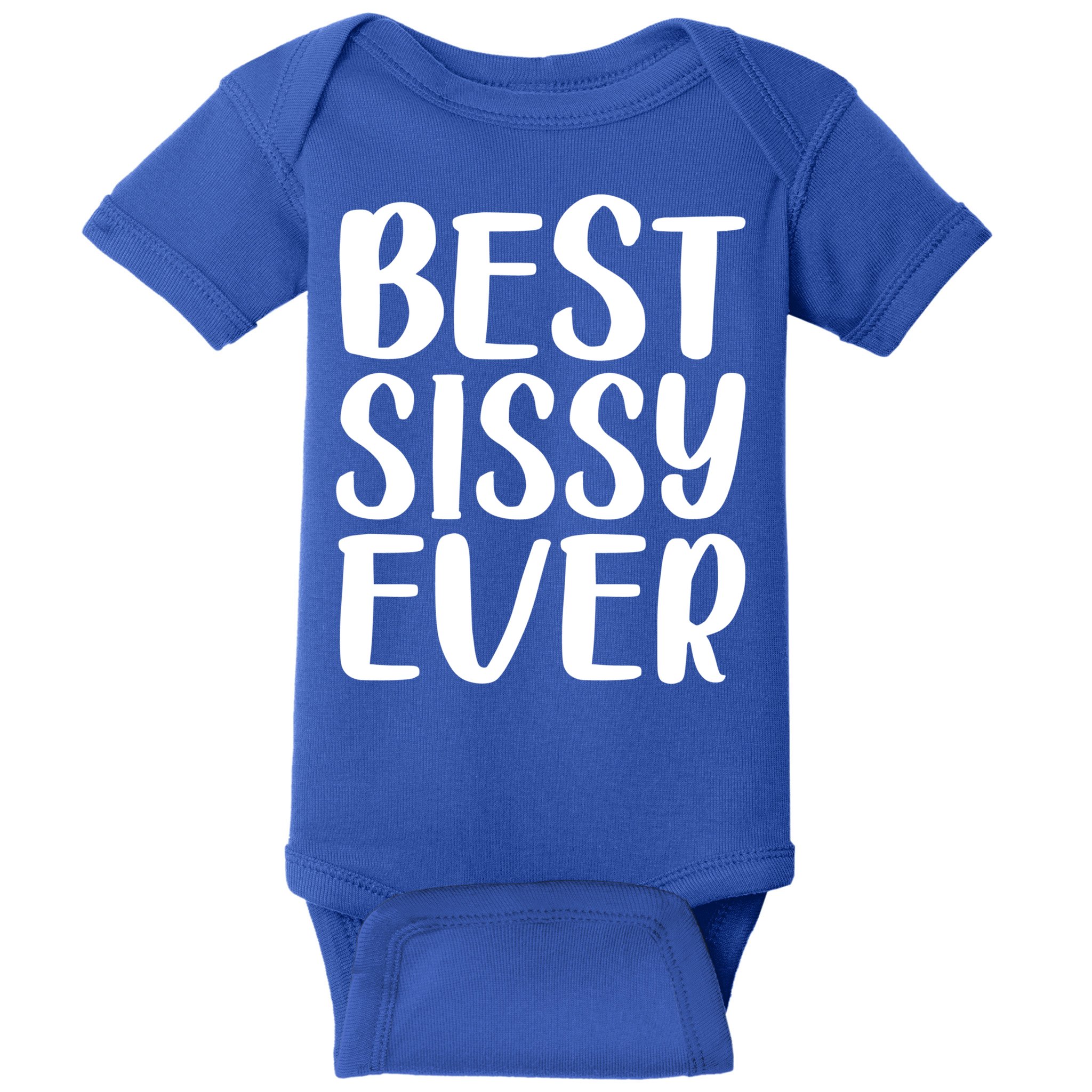 Wo Best Sissy Ever Colorful Gift Mother's Day Gift Baby Bodysuit