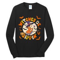 Witches Be Sippin Halloween Holiday Funny Spooky Ghost Tall Long Sleeve T-Shirt