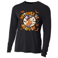 Witches Be Sippin Halloween Holiday Funny Spooky Ghost Cooling Performance Long Sleeve Crew