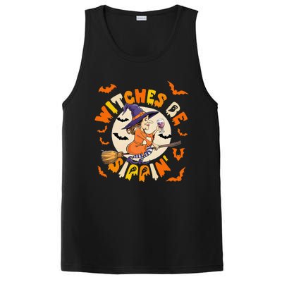 Witches Be Sippin Halloween Holiday Funny Spooky Ghost PosiCharge Competitor Tank