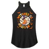 Witches Be Sippin Halloween Holiday Funny Spooky Ghost Women’s Perfect Tri Rocker Tank