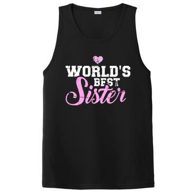 World's Best Sister Funny Gift PosiCharge Competitor Tank