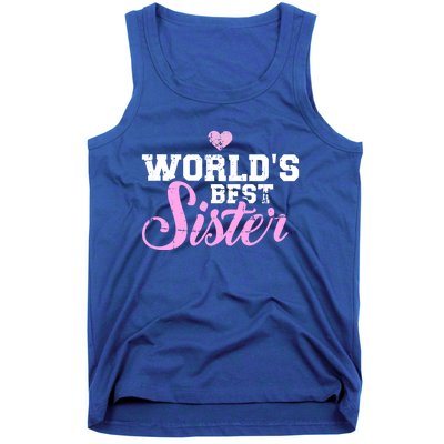 World's Best Sister Funny Gift Tank Top