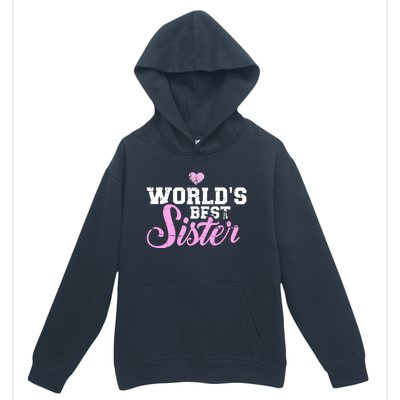 World's Best Sister Funny Gift Urban Pullover Hoodie