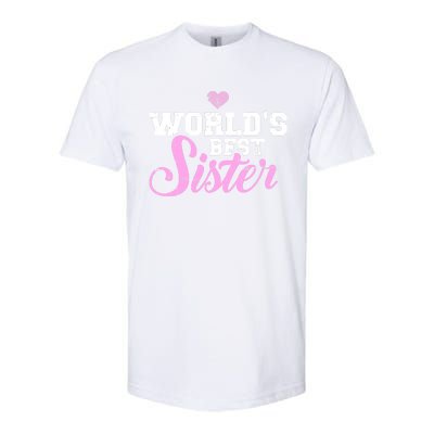 World's Best Sister Funny Gift Softstyle CVC T-Shirt