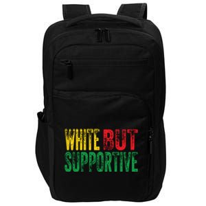 White But Supportive Ally Black History Month Junenth Gift Impact Tech Backpack