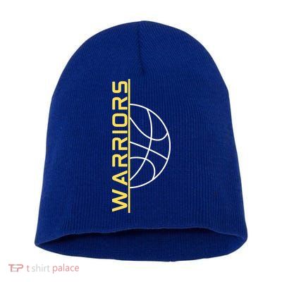 Warriors Basketball Shirt For Fan Short Acrylic Beanie