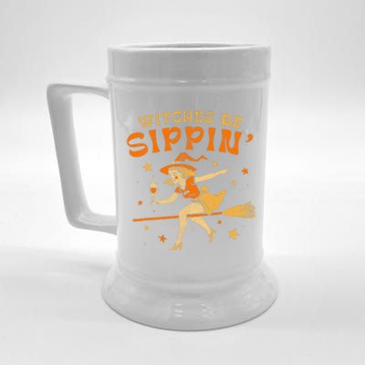 Witches Be Sippin Halloween Holiday Spooky Beer Stein