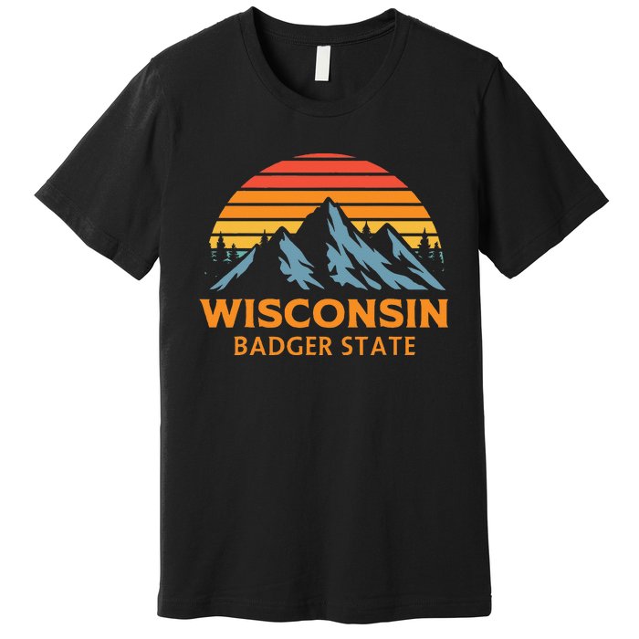 Wisconsin Badger State Premium T-Shirt