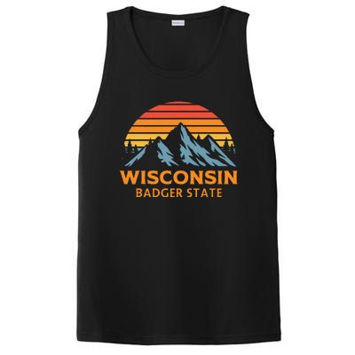 Wisconsin Badger State PosiCharge Competitor Tank