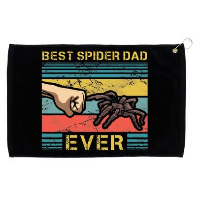 Worlds Best Spider Dad Funny Spider Animal Enthusiast Grommeted Golf Towel