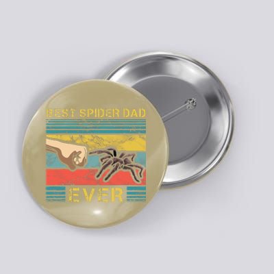 Worlds Best Spider Dad Funny Spider Animal Enthusiast Button