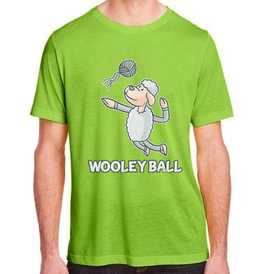 Wooley Ball Sheep Playing Volleyball Wool Lamb Farm Famer Adult ChromaSoft Performance T-Shirt